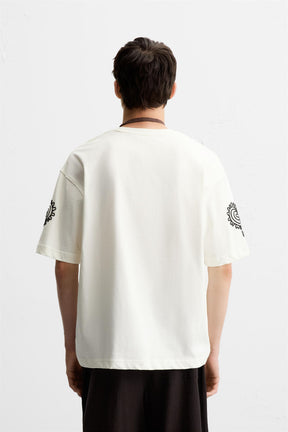CONTRAST EMBROIDERY SHIRT - Image 3