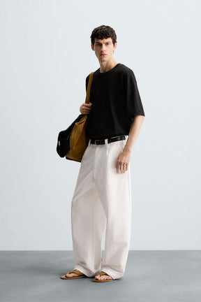 CONTRAST EMBROIDERY T-SHIRT - Image 4