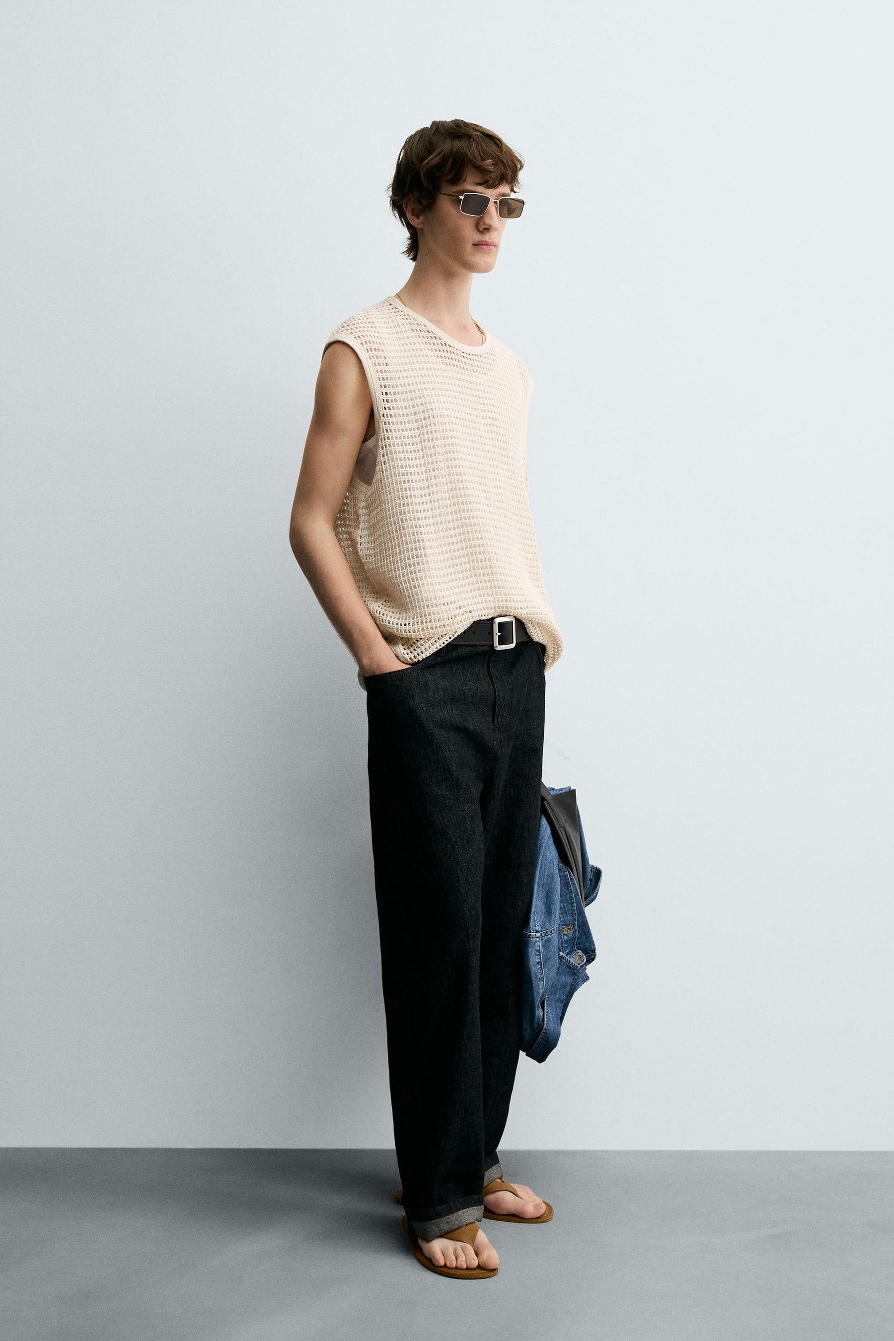 CROCHET TEXTURED T-SHIRT - Image 4