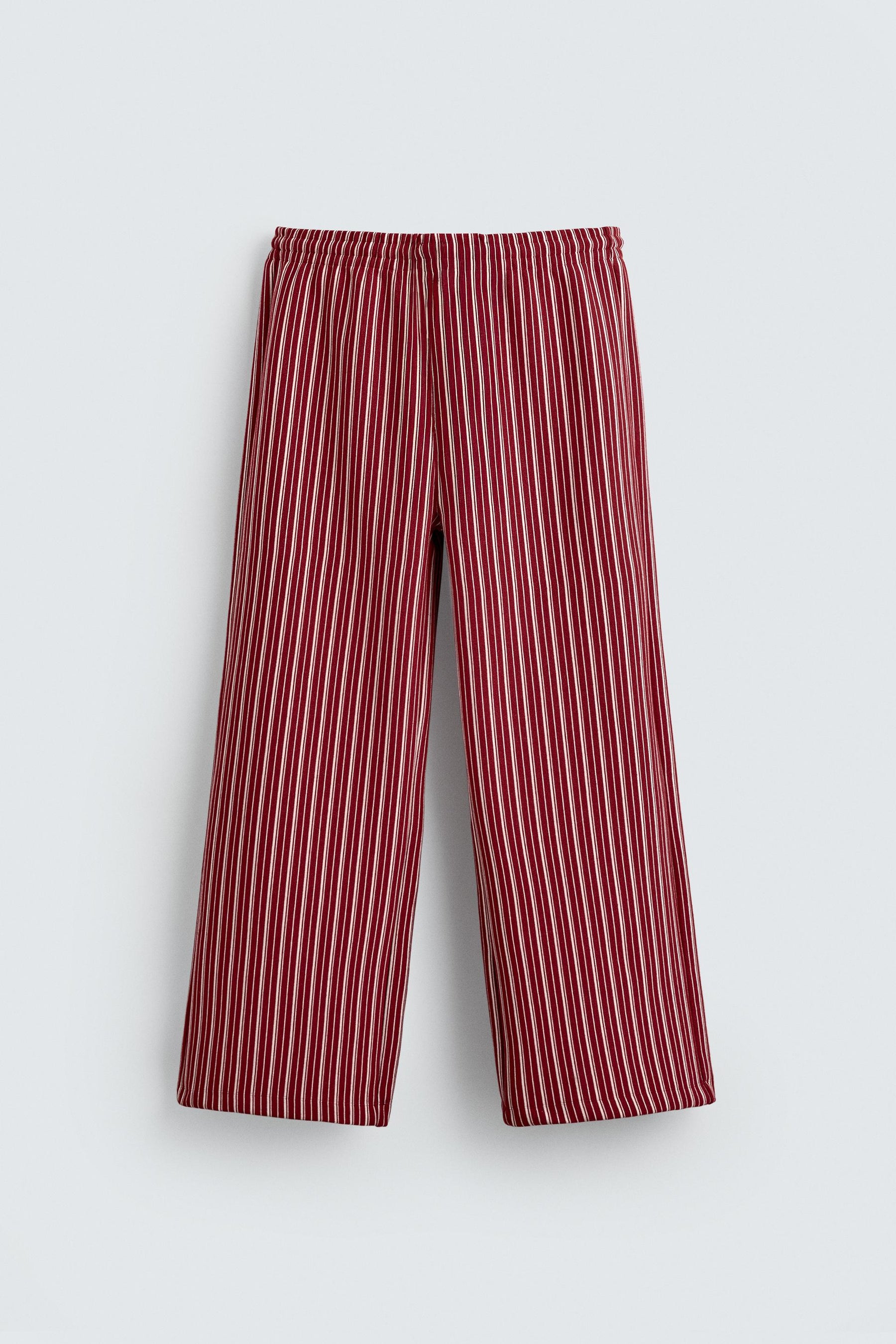 STRIPED RELAXED FIT TROUSERS - Image 6