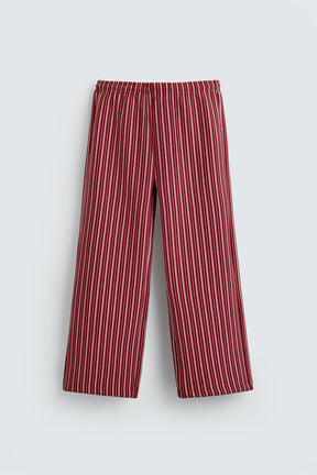 STRIPED RELAXED FIT TROUSERS - Image 6