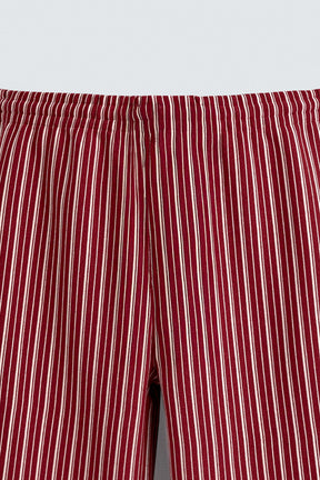 STRIPED RELAXED FIT TROUSERS - Image 8
