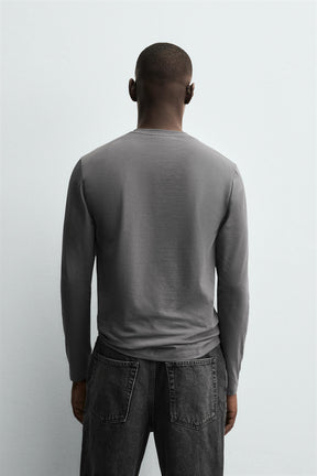 BASIC SLIM FIT T-SHIRT - Image 3