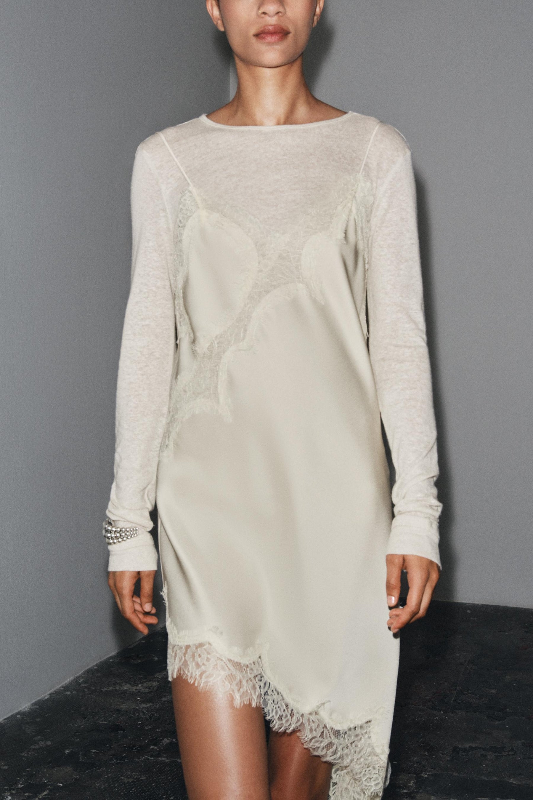 Leinenhemd mit langen Ärmeln