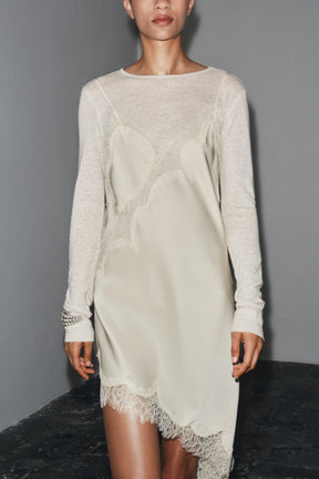 Leinenhemd mit langen Ärmeln