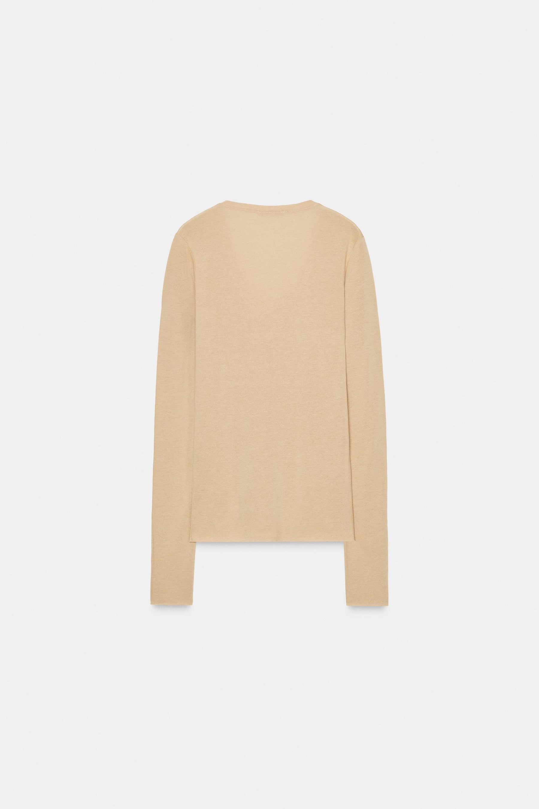 Lyocell-Woll-T-Shirt