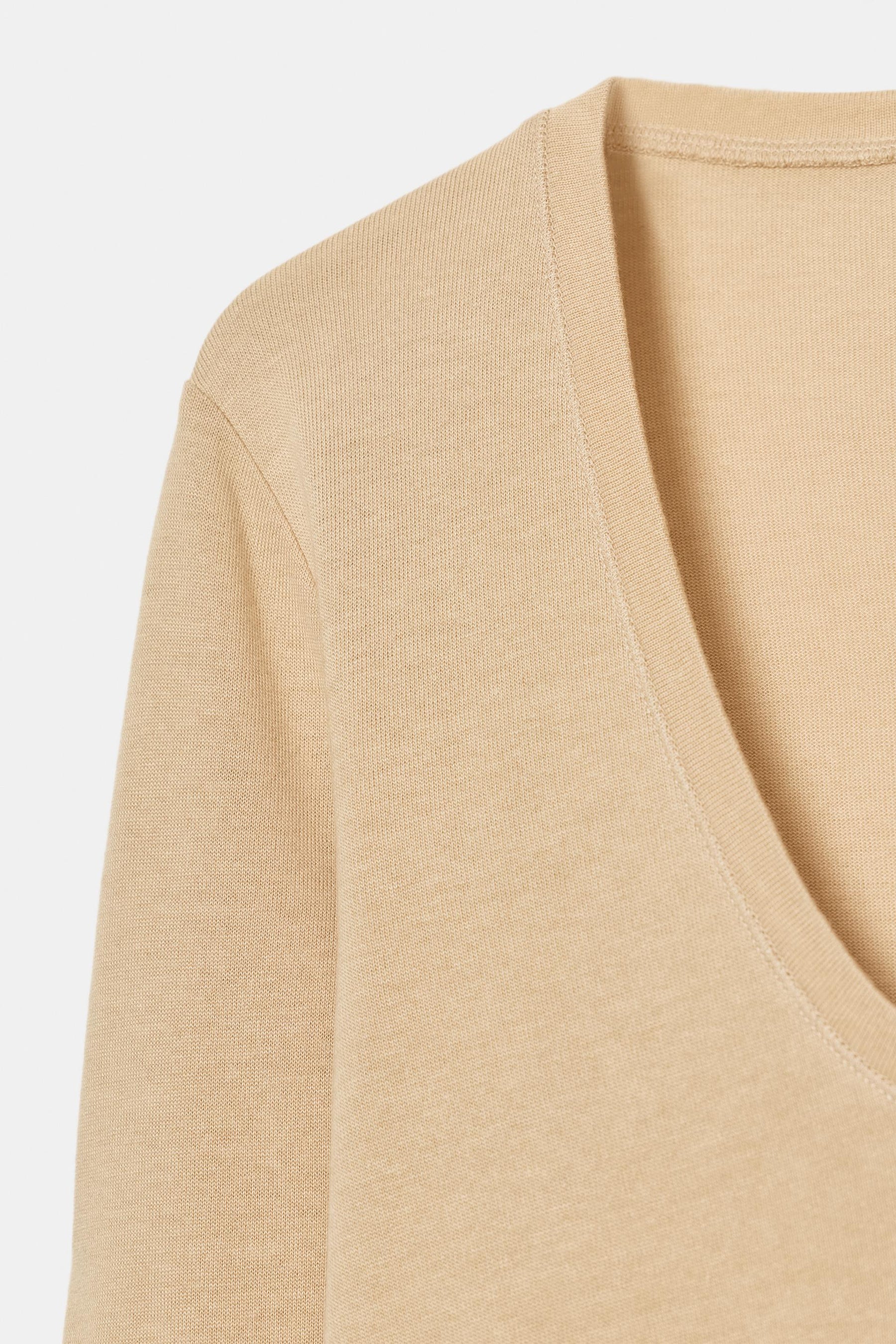 Lyocell-Woll-T-Shirt