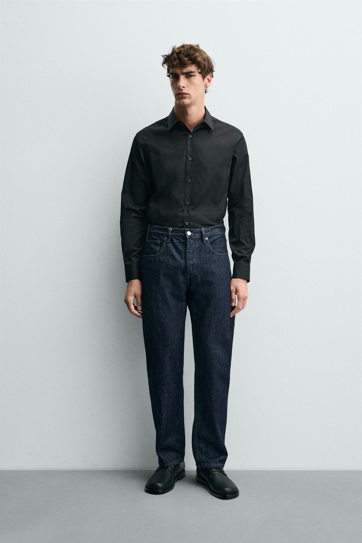 TEXTURED REGULAR FIT SHIRT - Image 1