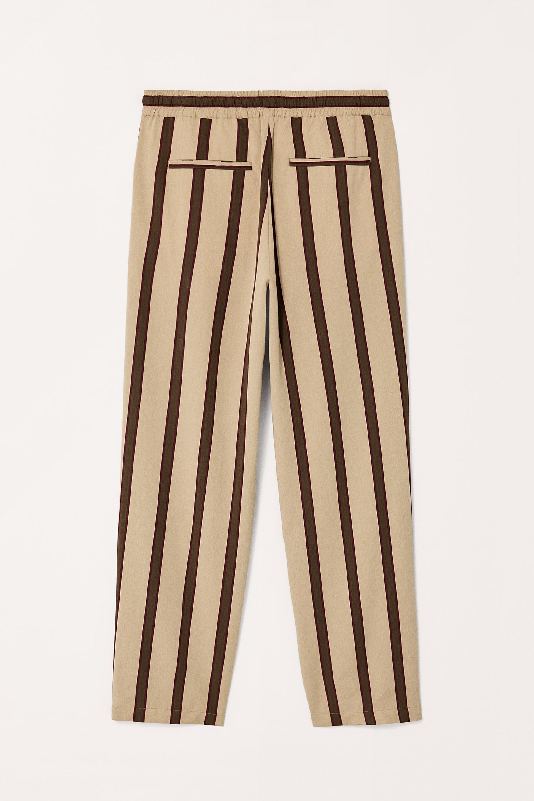 LIMITED EDITION STRIPED RELAXED FIT TROUSERS - Image 6