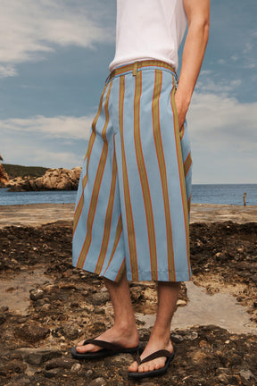 STRIPED RELAXED FIT BERMUDA SHORTS LIMITED EDITION - Image 2