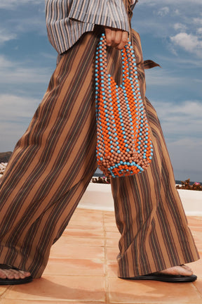 LIMITED EDITION STRIPED TROUSERS WITH BELT - Image 2