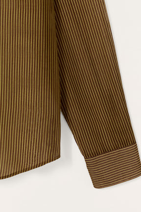 LIMITED EDITION STRIPED COLOUR BLOCK SHIRT - Image 6
