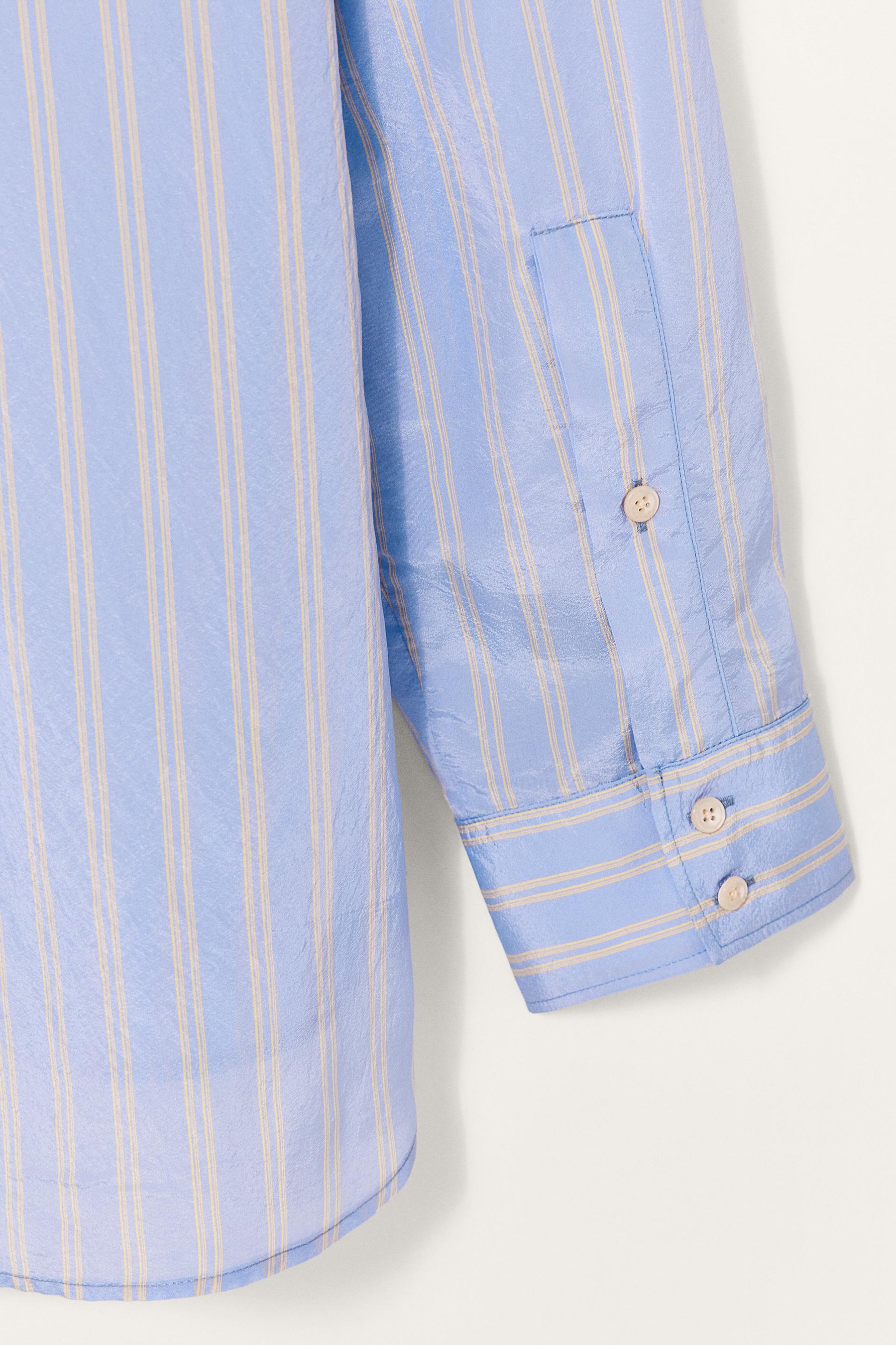 LIMITED EDITION STRIPED FLOWING SHIRT - Image 4