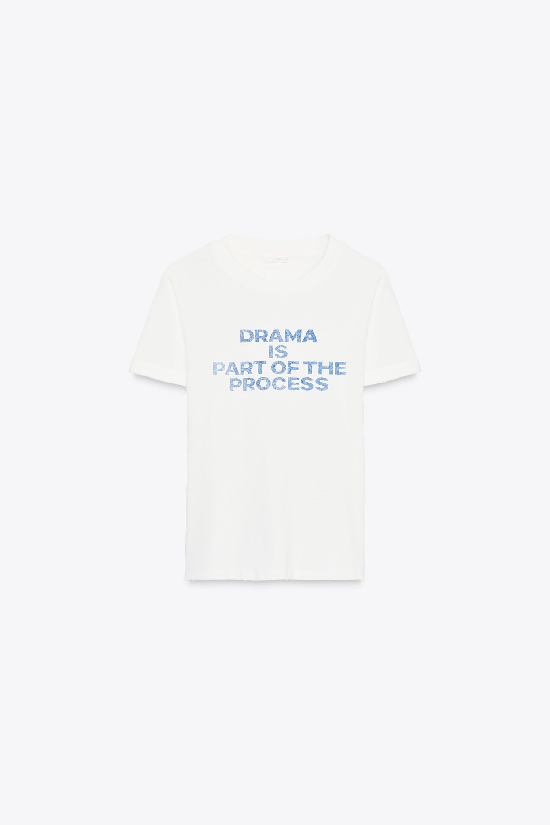 Zerrissenes Baumwoll-T-Shirt