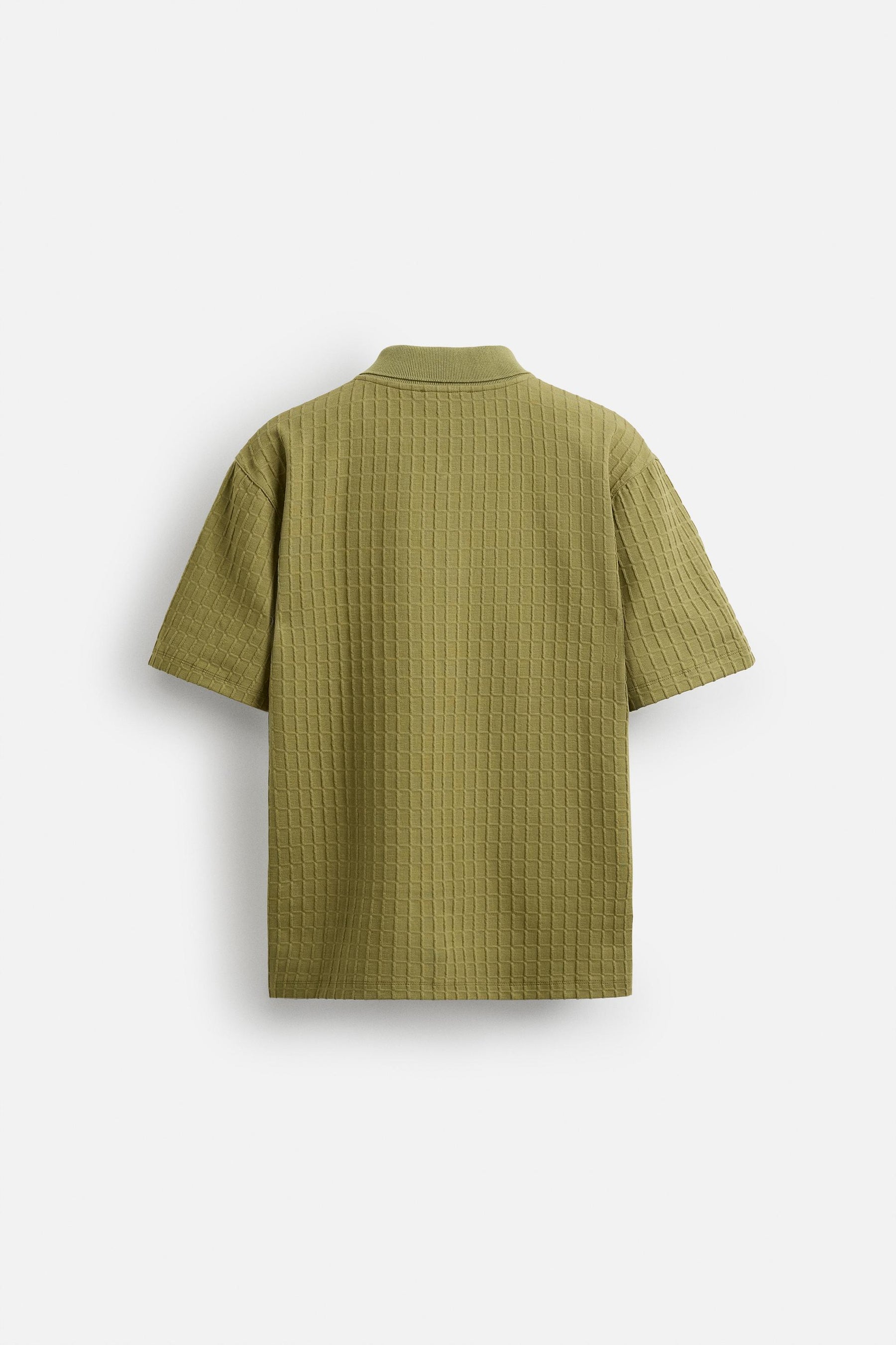 Textured Knit Polo