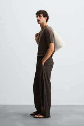 TEXTURED COTTON T-SHIRT - Image 4