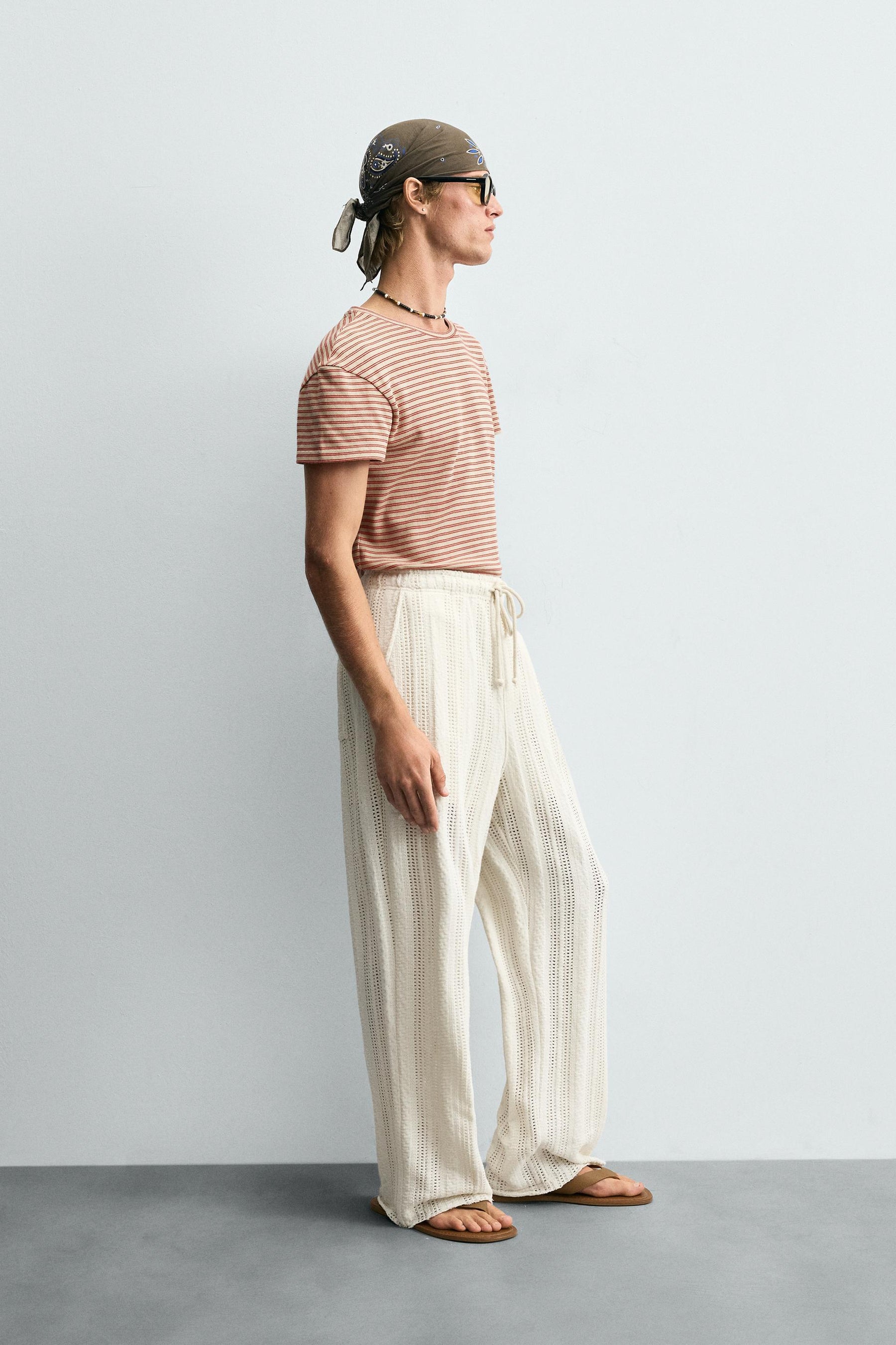 STRIPED JACQUARD T-SHIRT - Image 4