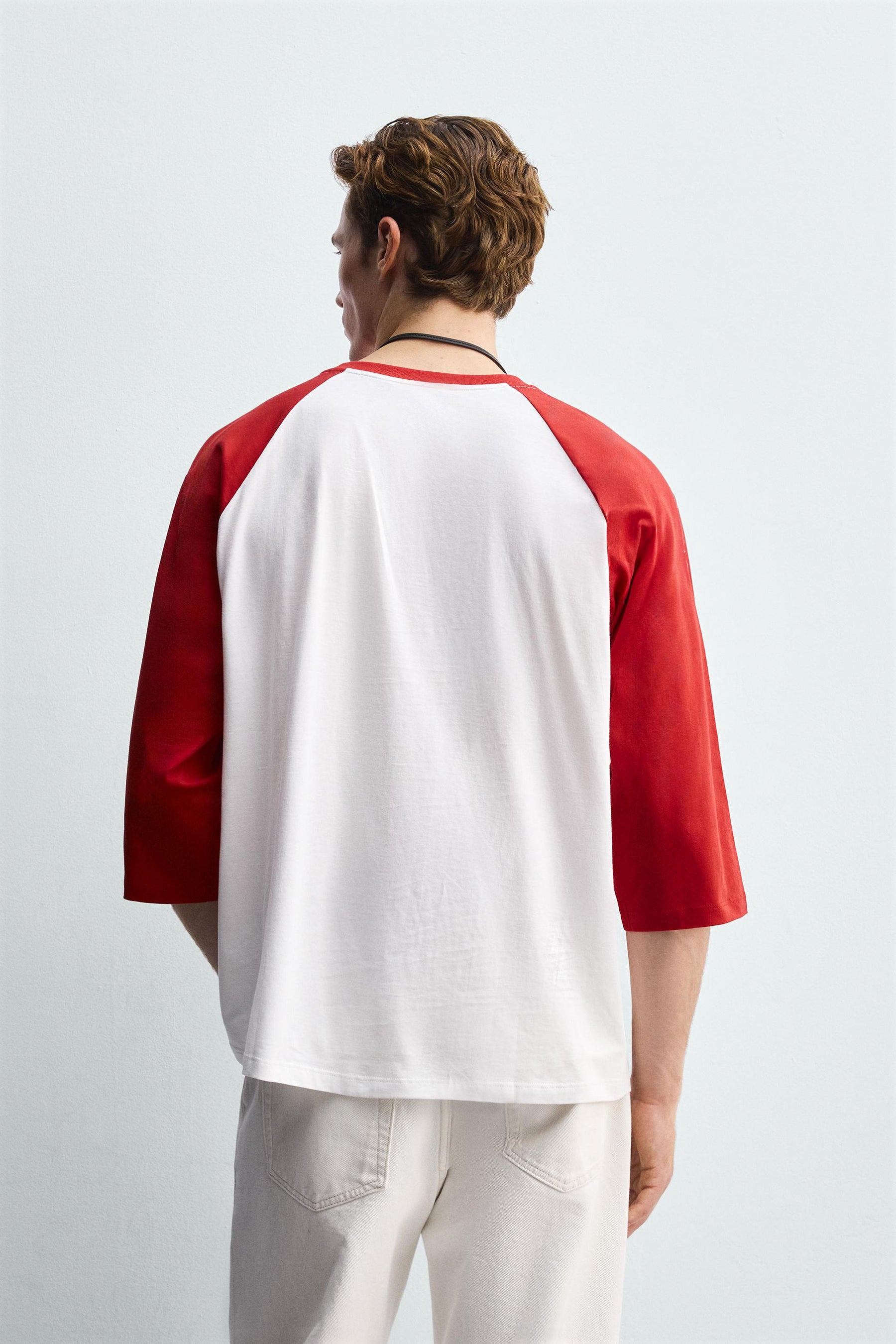 COLOUR BLOCK RAGLAN SLEEVE T-SHIRT - Image 3