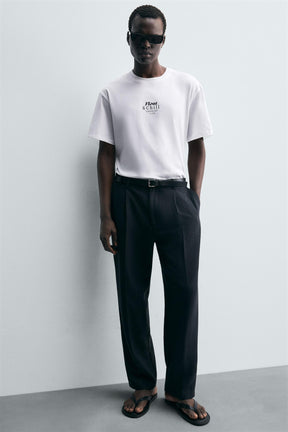 CONTRAST PRINT T-SHIRT - Image 6