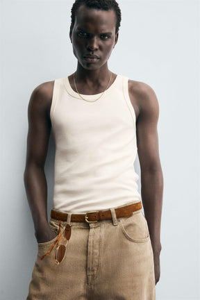 RIBBED TANK TOP - Image 6