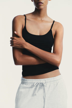 Lyocell-T-Shirt mit Innenfutter