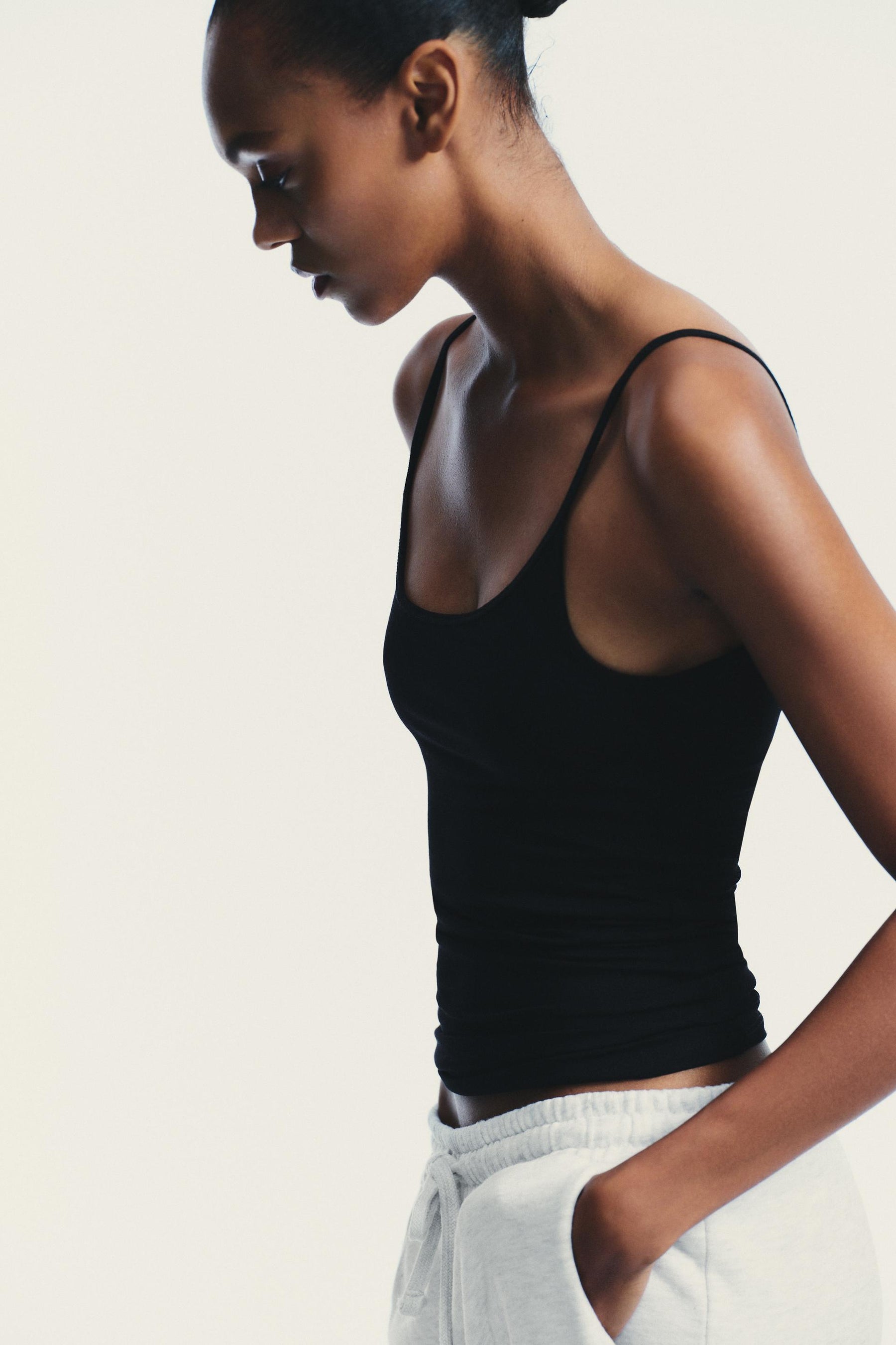 Lyocell-T-Shirt mit Innenfutter