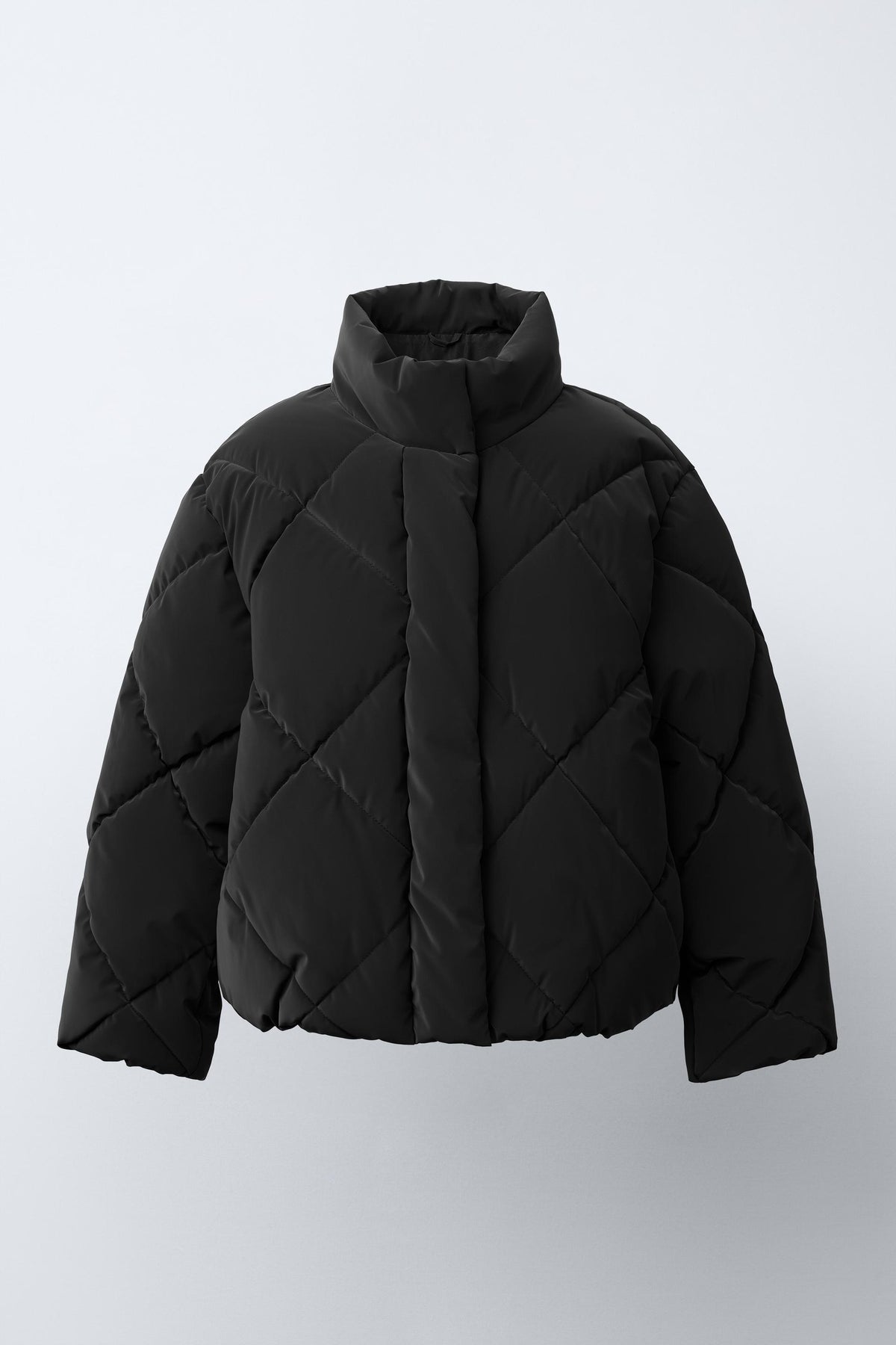RUBBERISED PUFFER JACKET - Image 1
