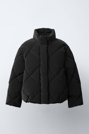 RUBBERISED PUFFER JACKET - Image 1