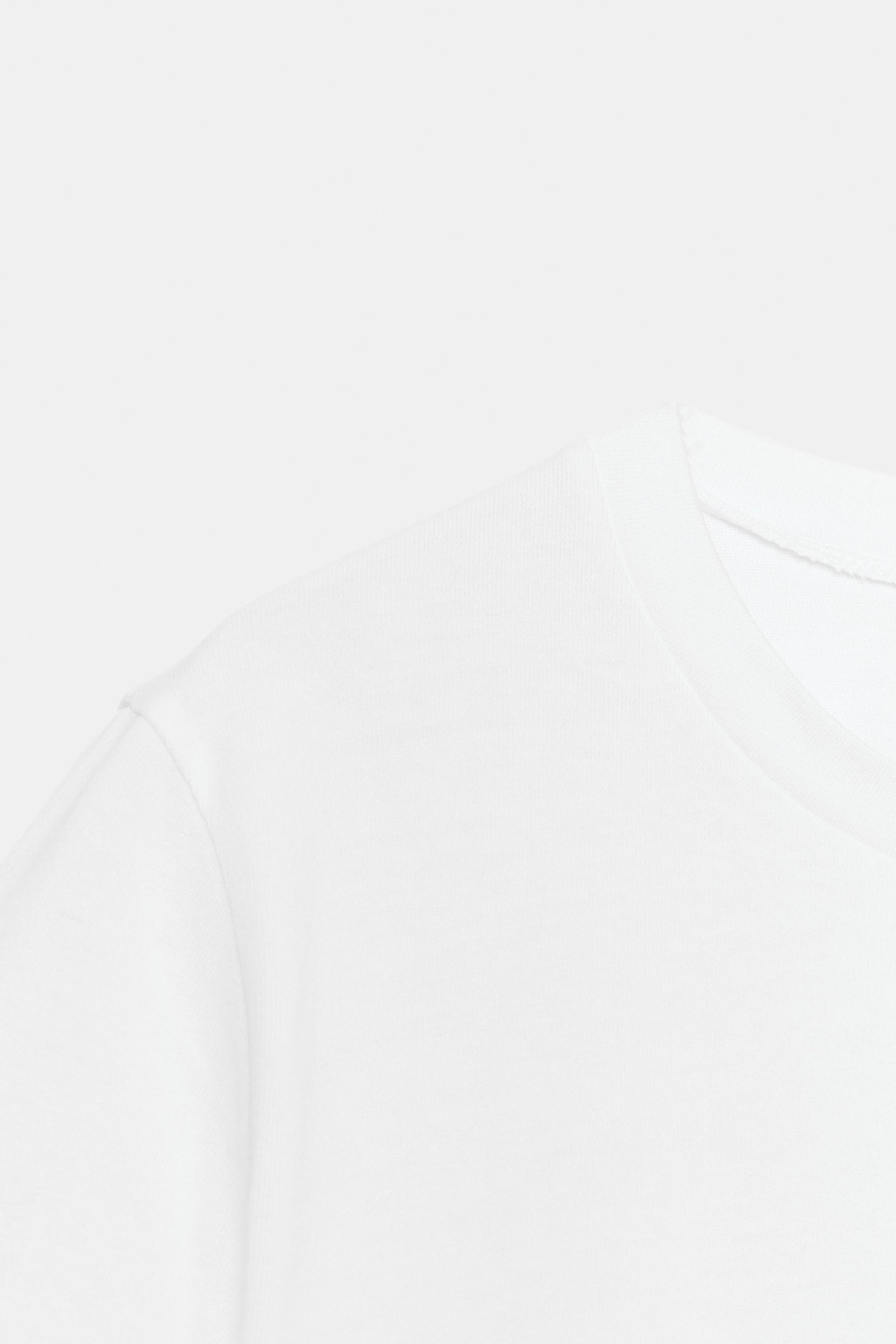 T-Shirt mit kontrastierender Schleife