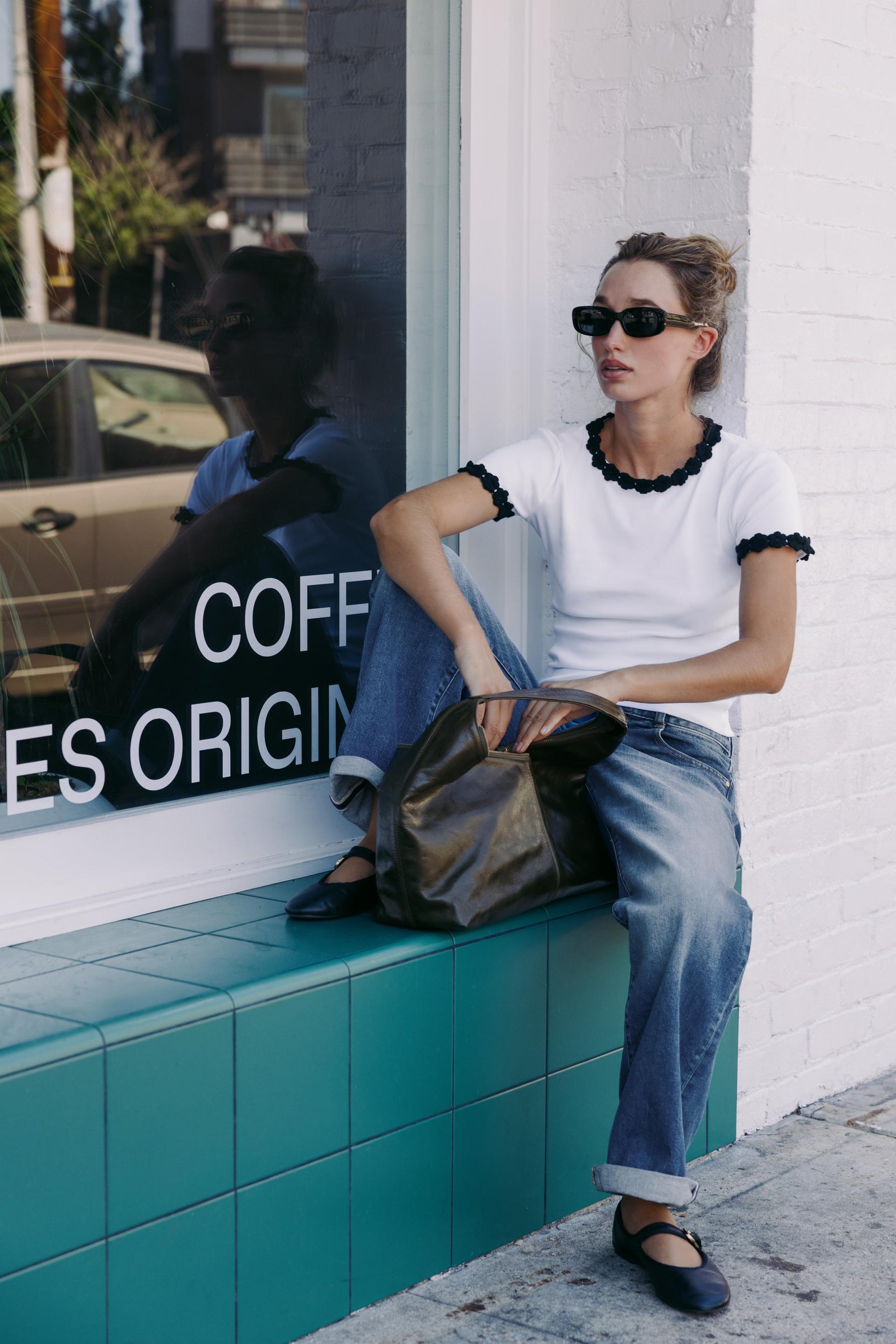 Hemd mit Blumendetail