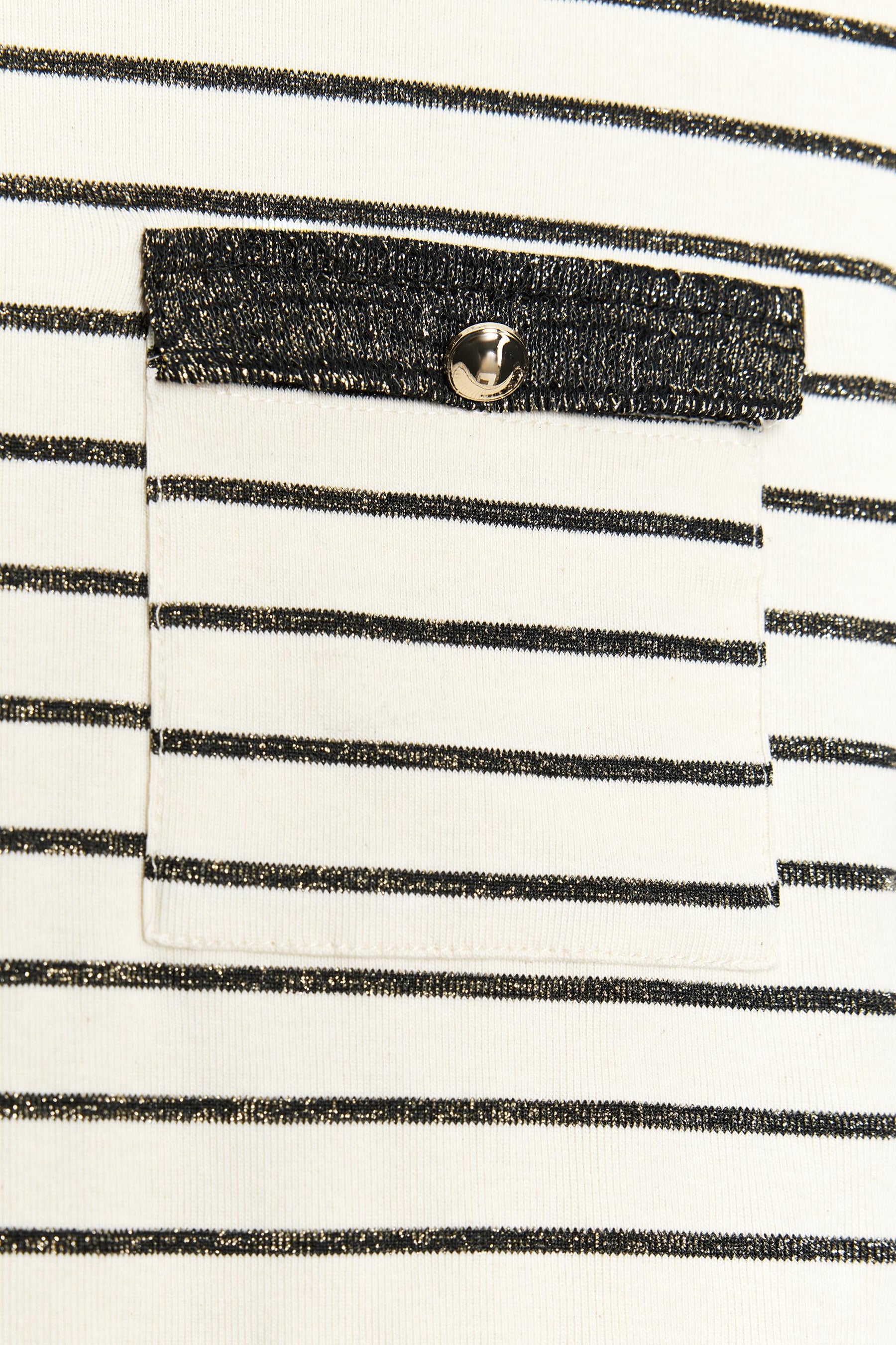 METALLIC-GROßSTRICKSHIRT