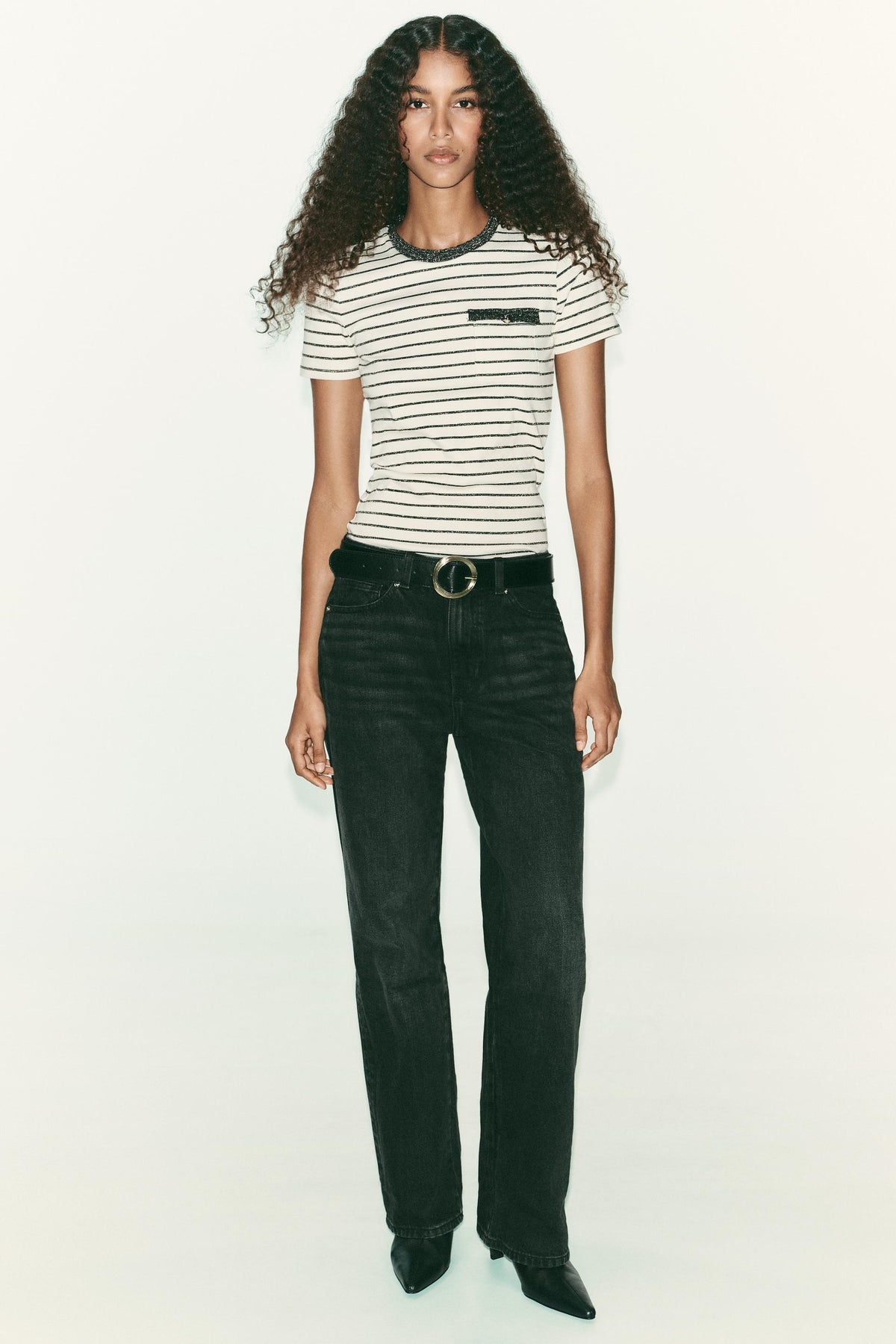 METALLIC-GROßSTRICKSHIRT