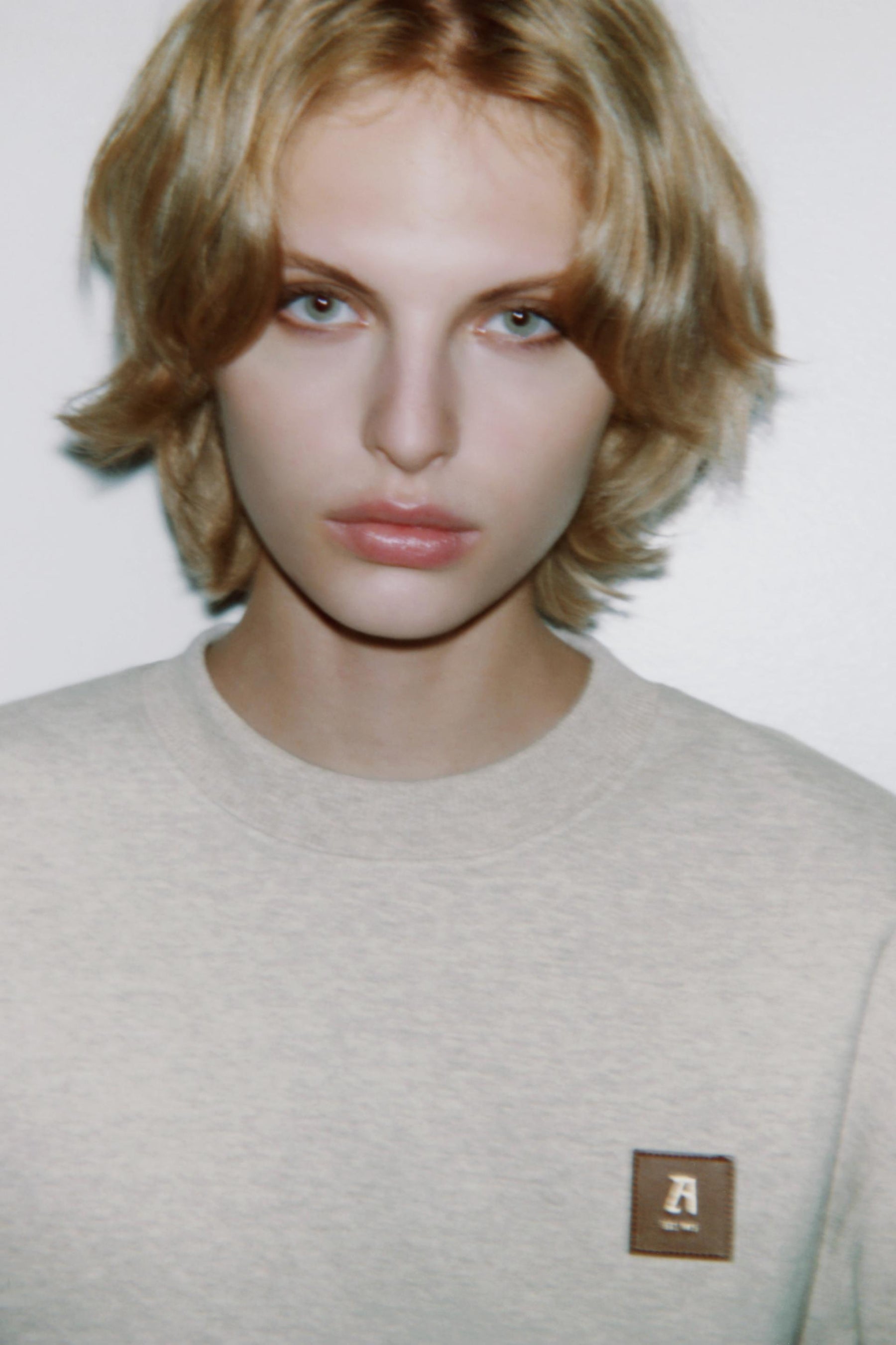 Sweatshirt mit Label-Details