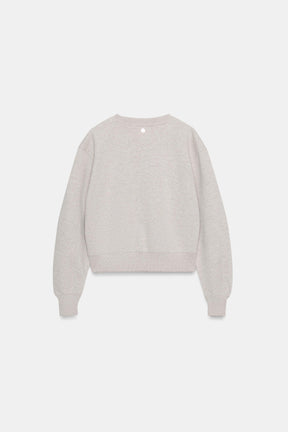 Sweatshirt mit Label-Details