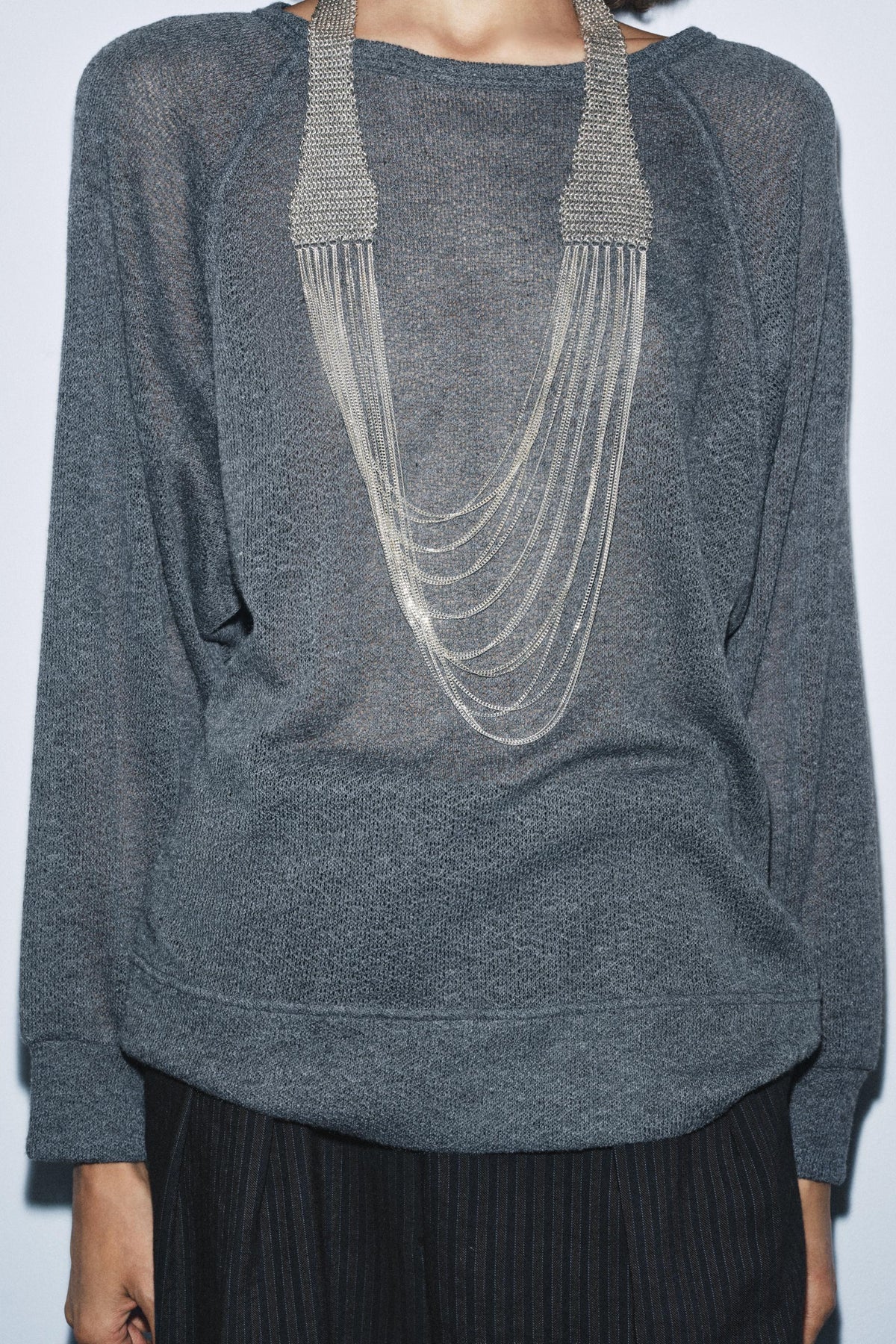 LANGÄRMLIGER PULLOVER