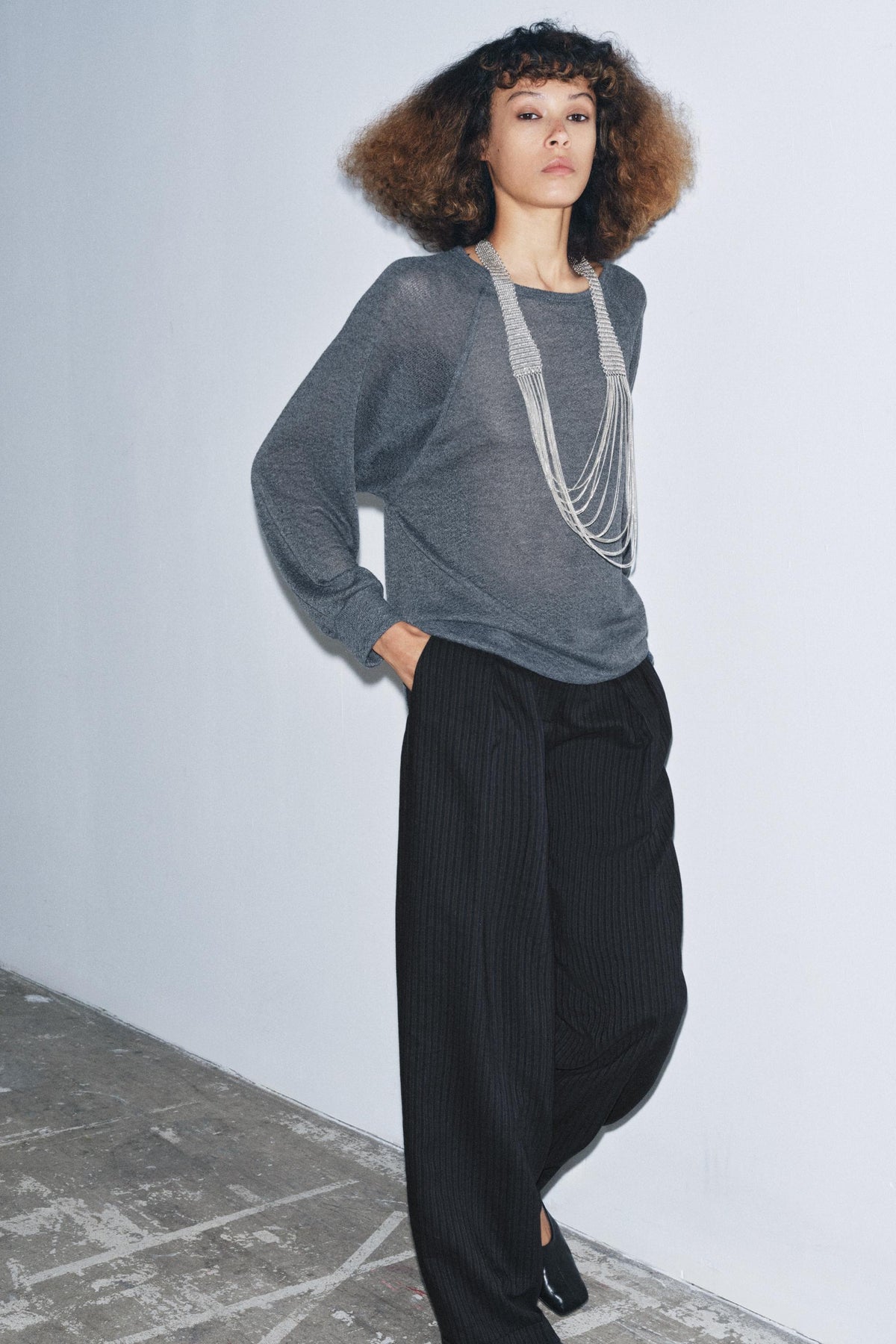 RUSTIC LONG SLEEVE JUMPER - Image 1