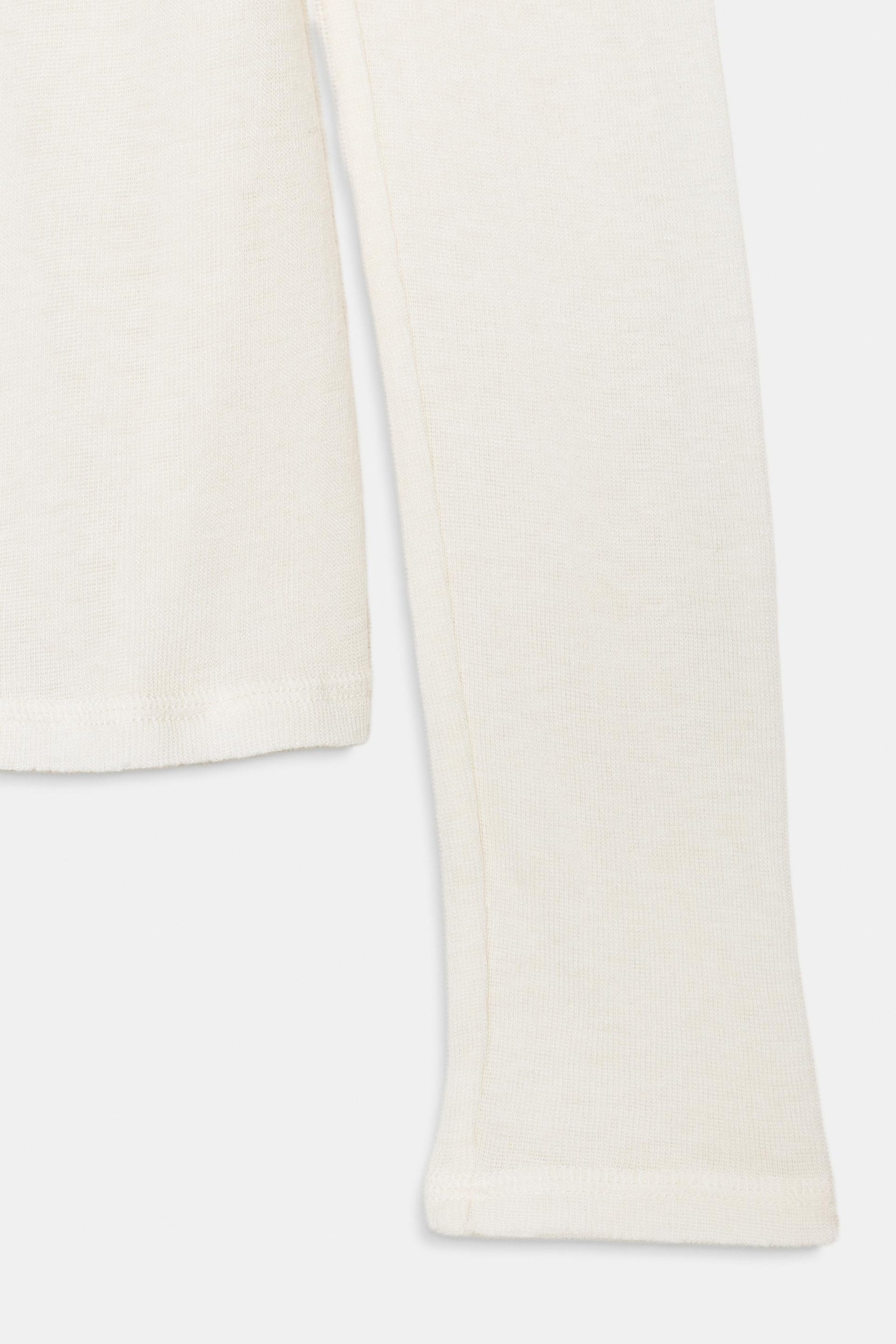 Wollhemd mit langen Ärmeln