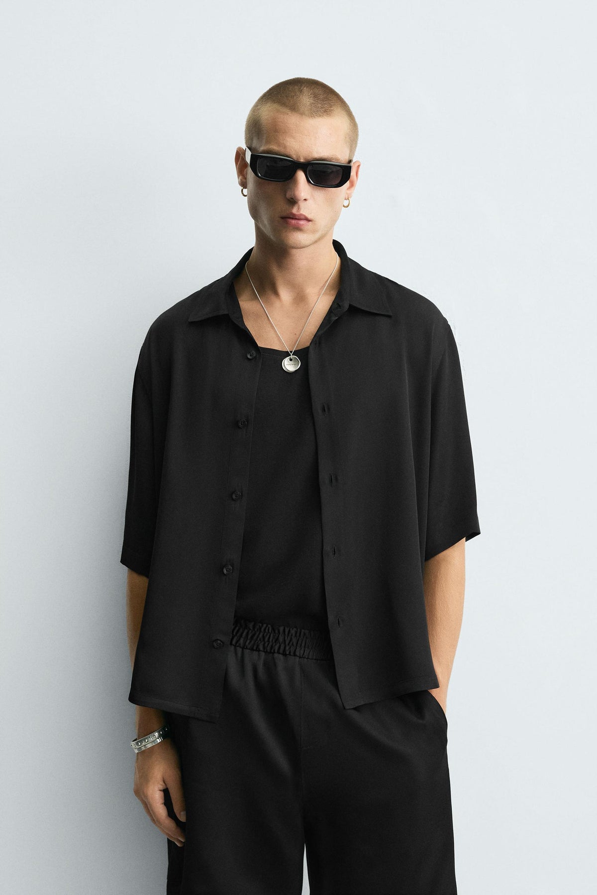 SATIN RELAXED FIT SHIRT - Image 2