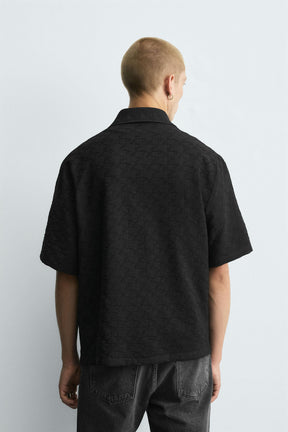 GEOMETRIC JACQUARD SHIRT - Image 3