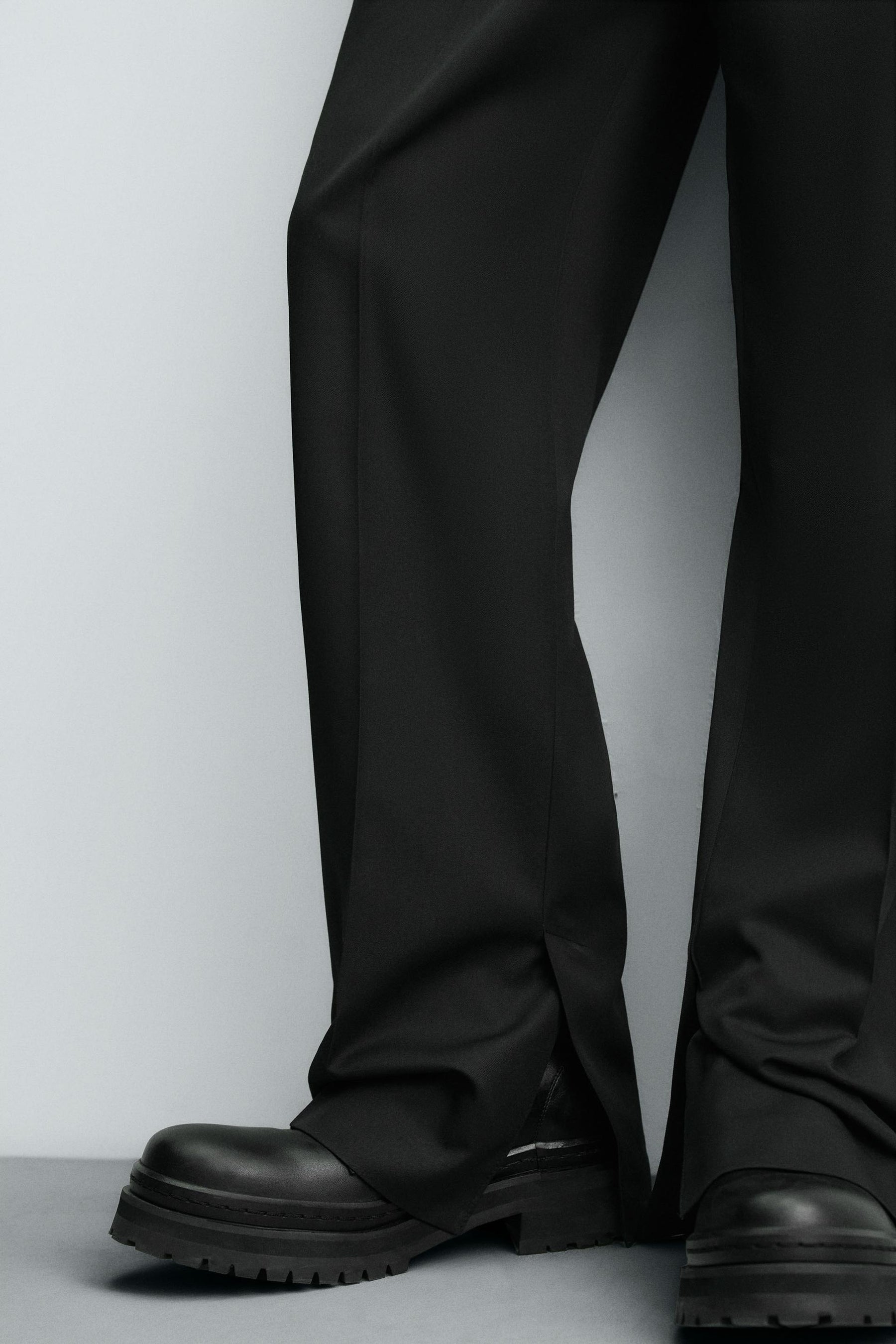 STRAIGHT-LEG TROUSERS WITH VENTS - Image 4