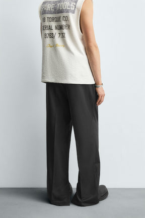 STRAIGHT-LEG TROUSERS WITH VENTS - Image 3