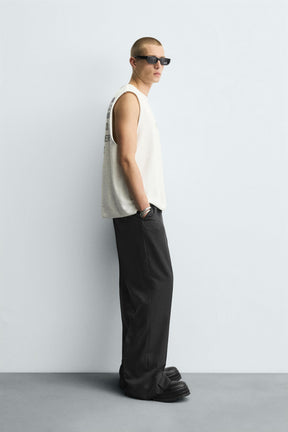 STRAIGHT-LEG TROUSERS WITH VENTS - Image 4