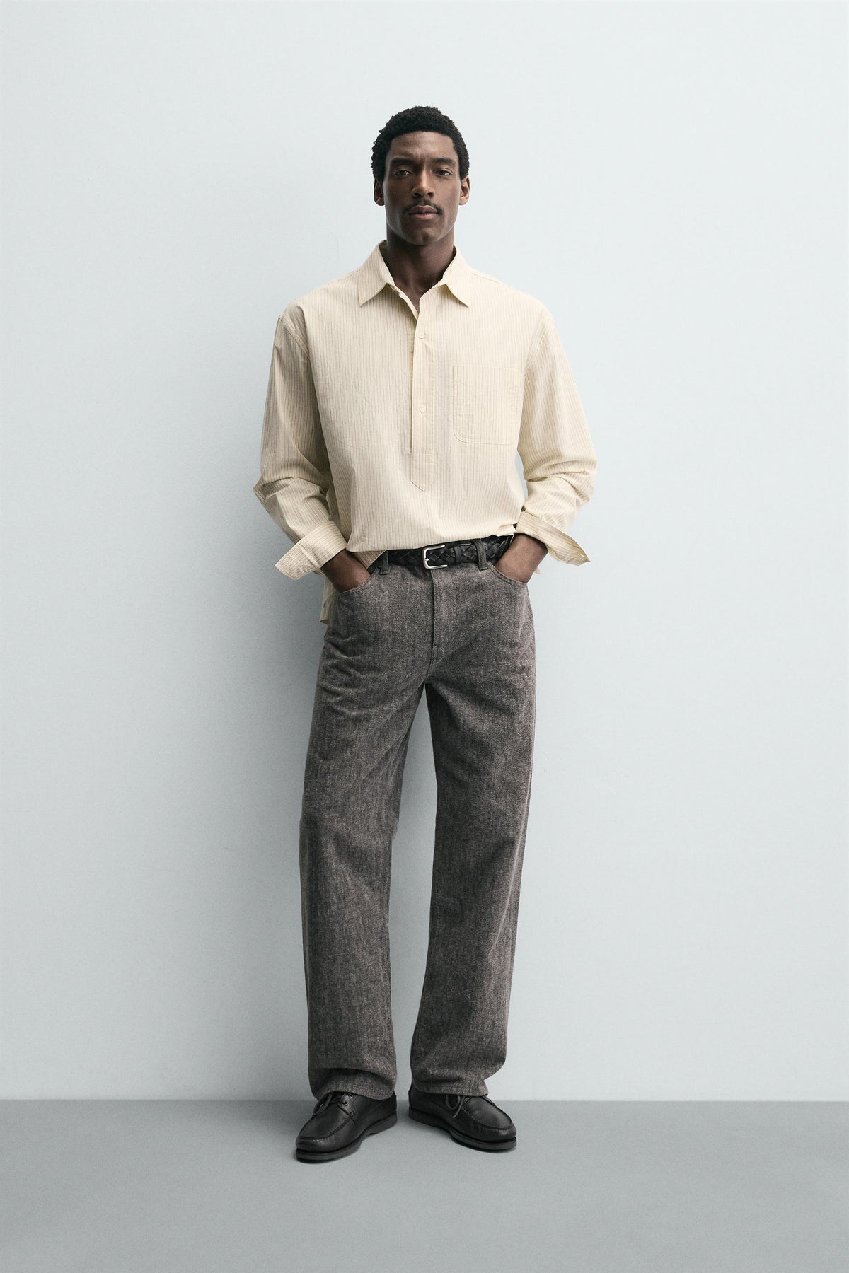 STRIPED POLO SHIRT - Image 1