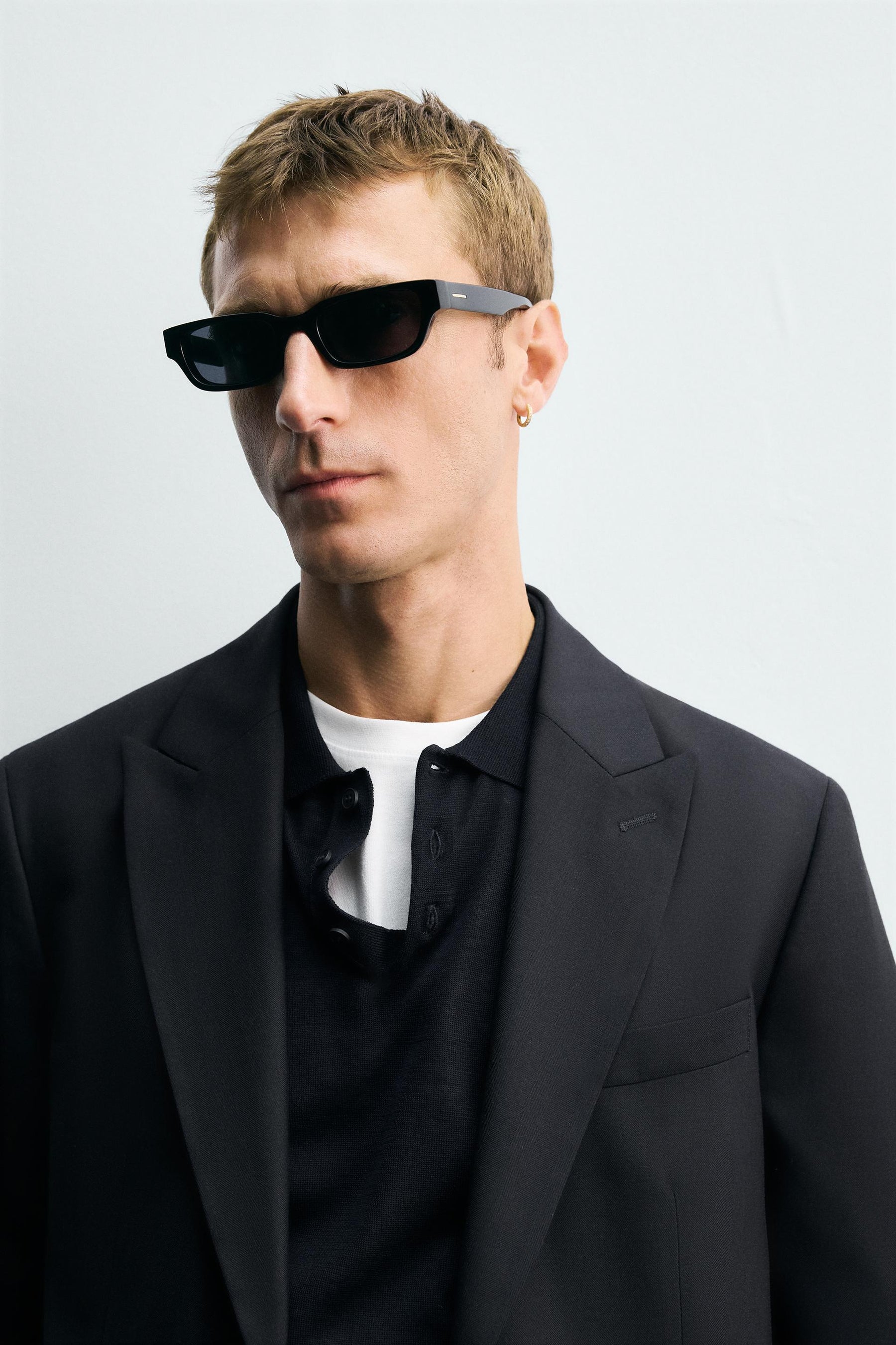 HERRINGBONE SUIT BLAZER - Image 4