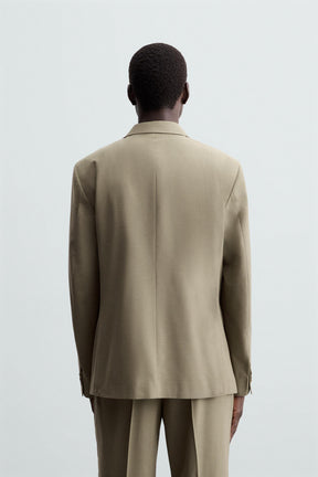 TEXTURED SUIT BLAZER - Image 3