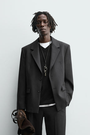 WOOL SUIT BLAZER - Image 2