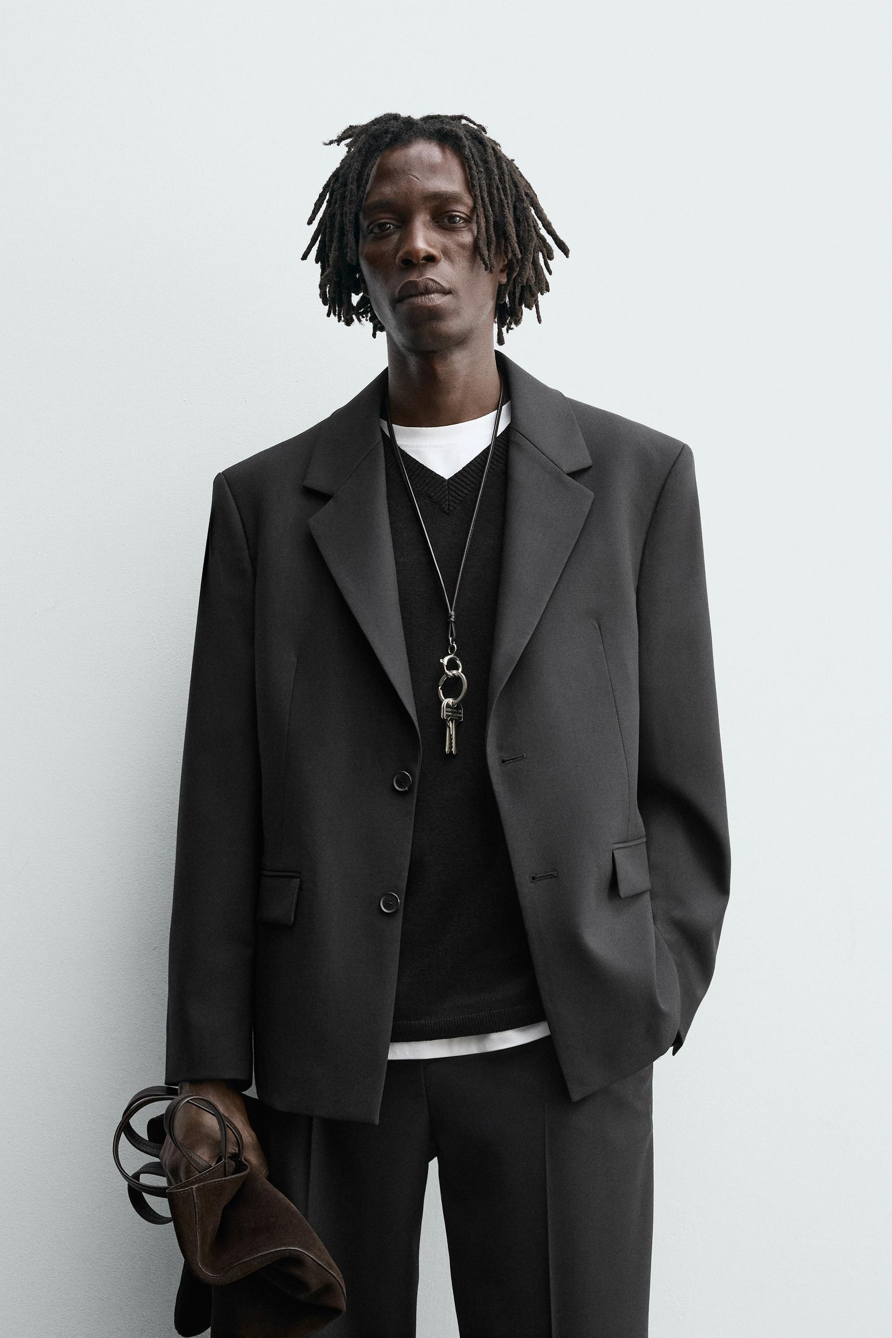 WOOL SUIT BLAZER - Image 2