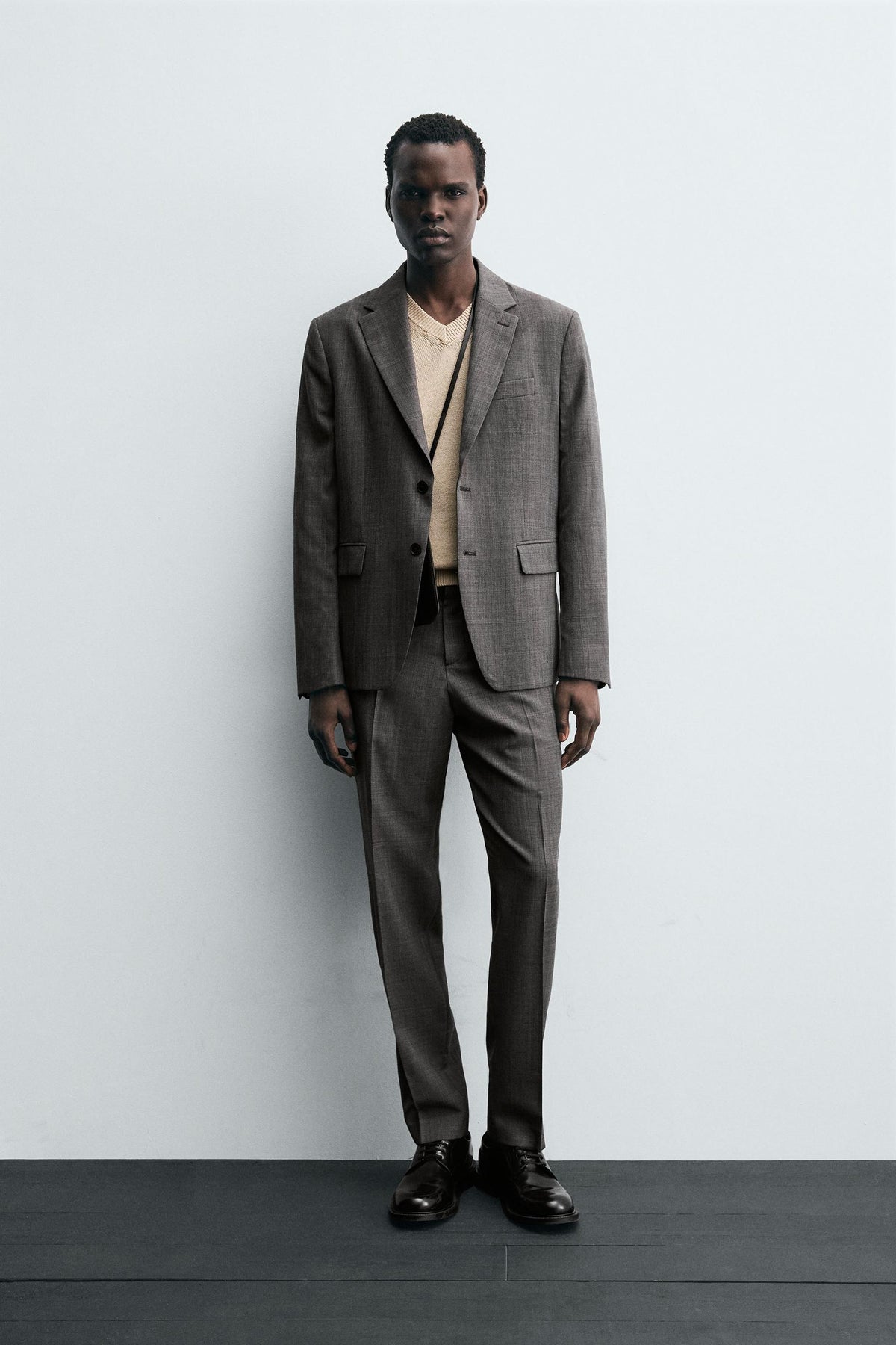 CHECK SUIT BLAZER - Image 1