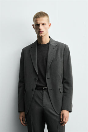 HERRINGBONE SUIT BLAZER - Image 2