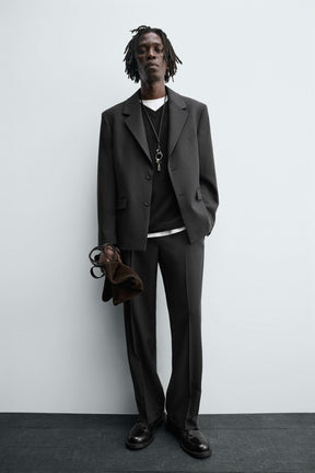 WOOL SUIT TROUSERS - Image 5